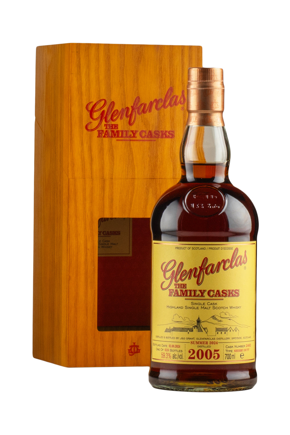 Glenfarclas 18 Years Old Family Cask 2462 2005