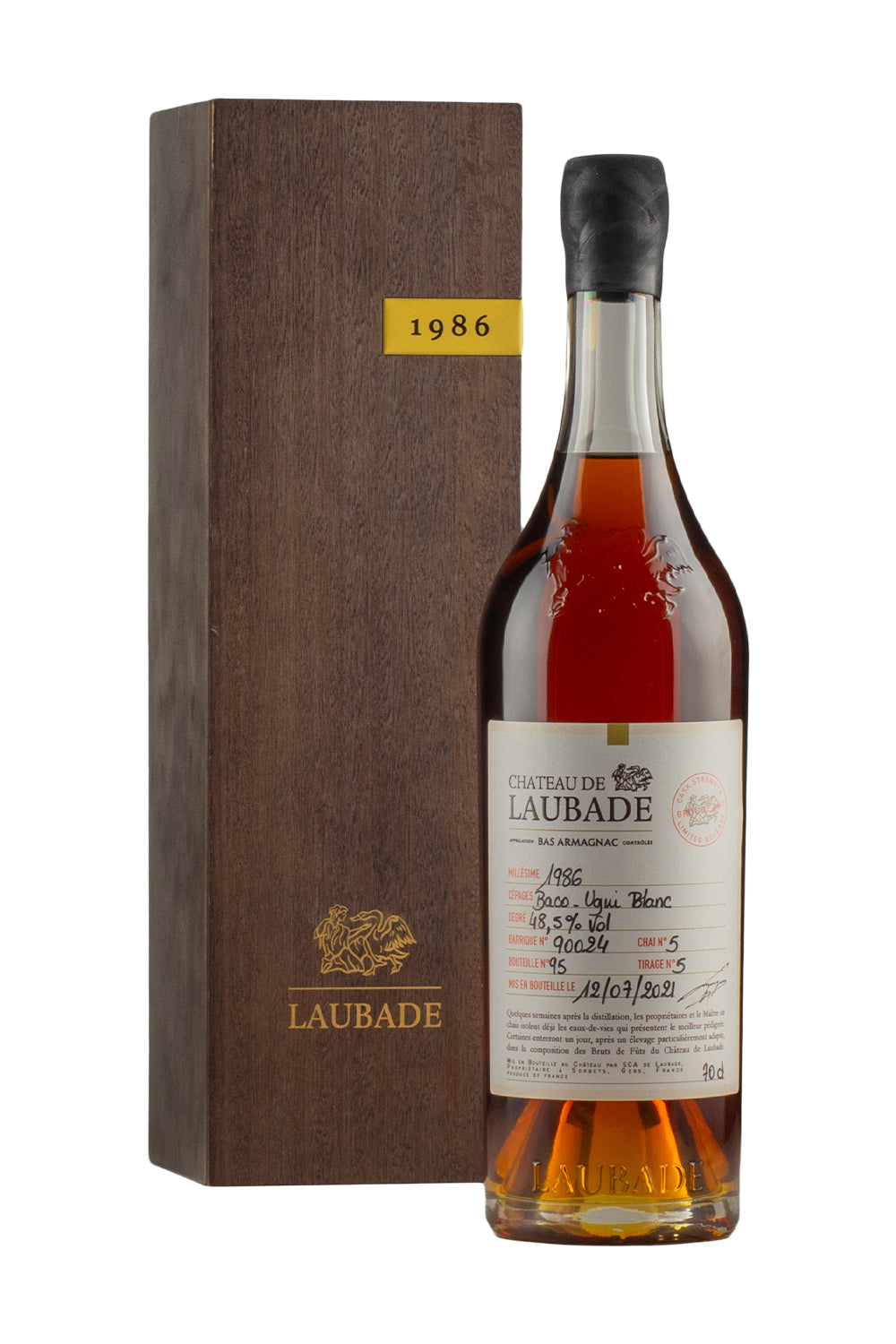 Laubade Brut de Fut Cask Strength 1986