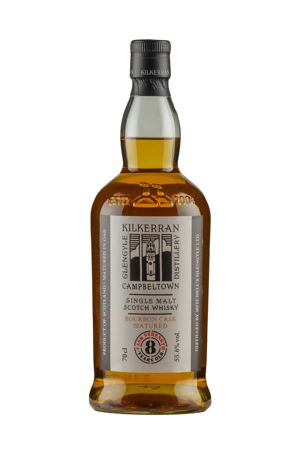 Kilkerran 8 Year Old Bourbon Matured Cask Strength 55.6%