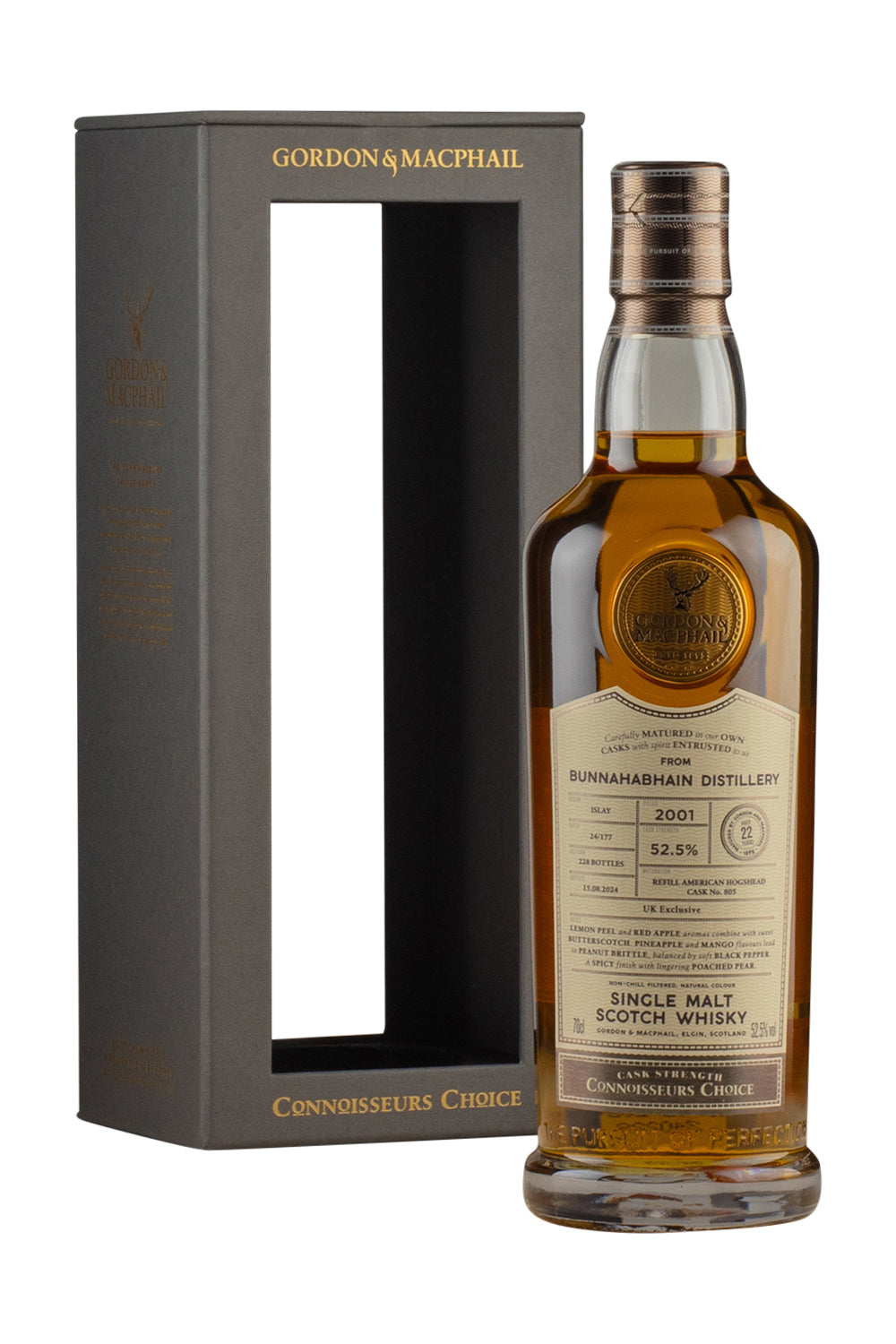 Bunnahabhain 22 Year Old Connoisseurs Choice Gordon and MacPhail 2001