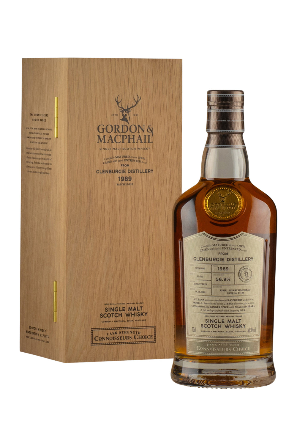 Glenburgue 33 Year Old Connoisseurs Choice Gordon and MacPhail 1989