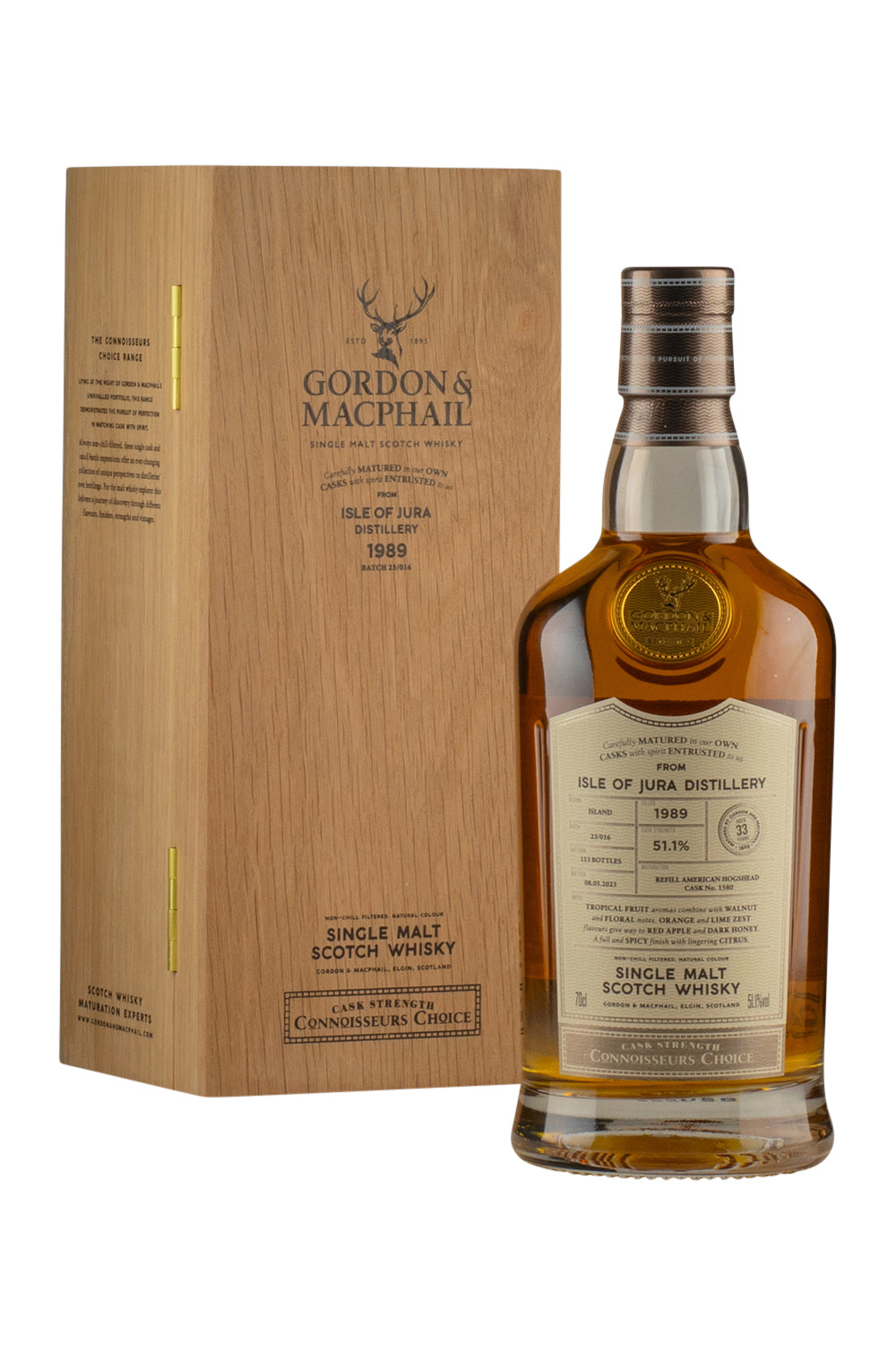 Isle of Jura 33 Year Old Connoisseurs Choice Gordon and MacPhail 1989