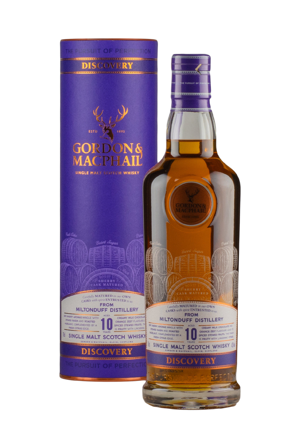 Miltonduff 10 Year Old Discovery Gordon and MacPhail