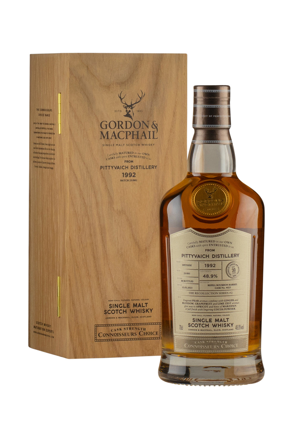 Pittyvaich 30 Year Old Connoisseurs Choice Gordon and MacPhail 1992