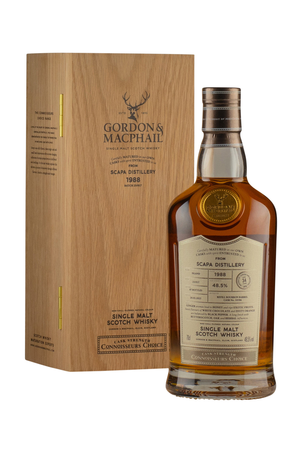 Scapa 34 Year Old Connoisseurs Choice Gordon and MacPhail 1988