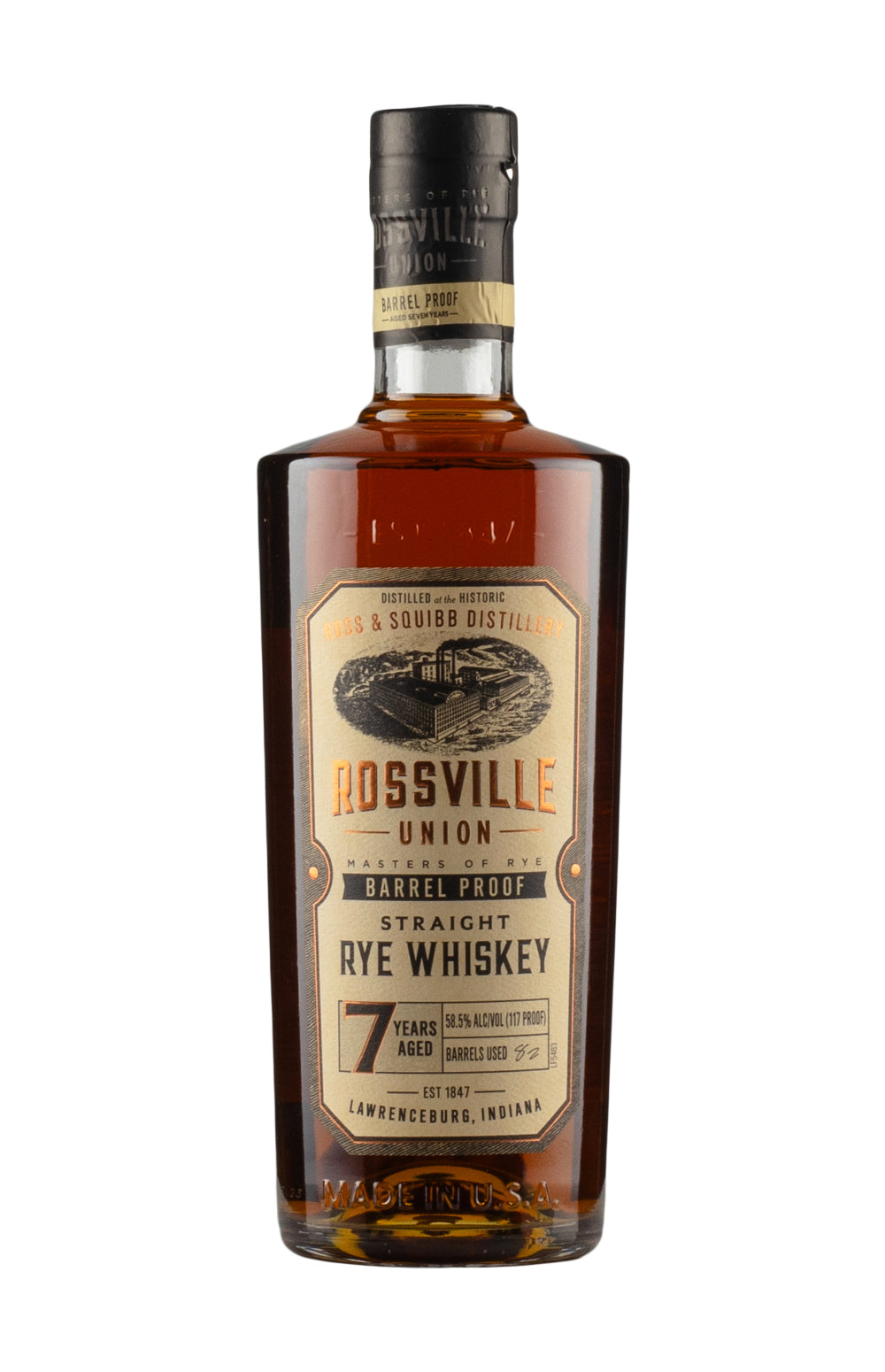 Rossville Union Rye 7 Year Old