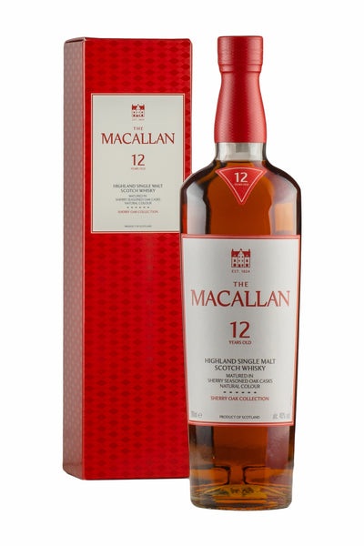 ウイスキー The Macallan 12 Year Old 700ml Macallan 12 Year Old Sherry Oak – Hedonism Wines
