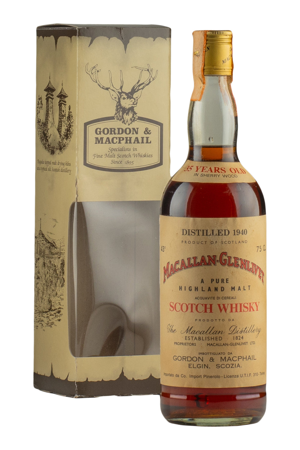 Macallan 35 Year Old Gordon & MacPhail 1940