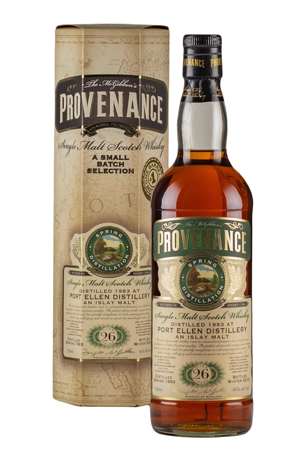 Port Ellen 26 Year Old Provenance 1983
