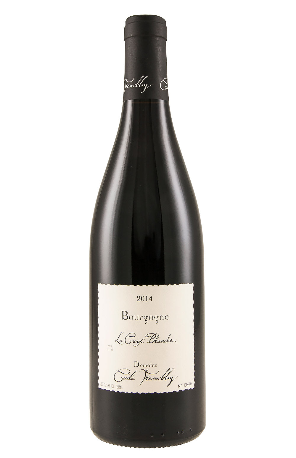 Bourgogne Rouge La Croix Blanche Cecile Tremblay 2014