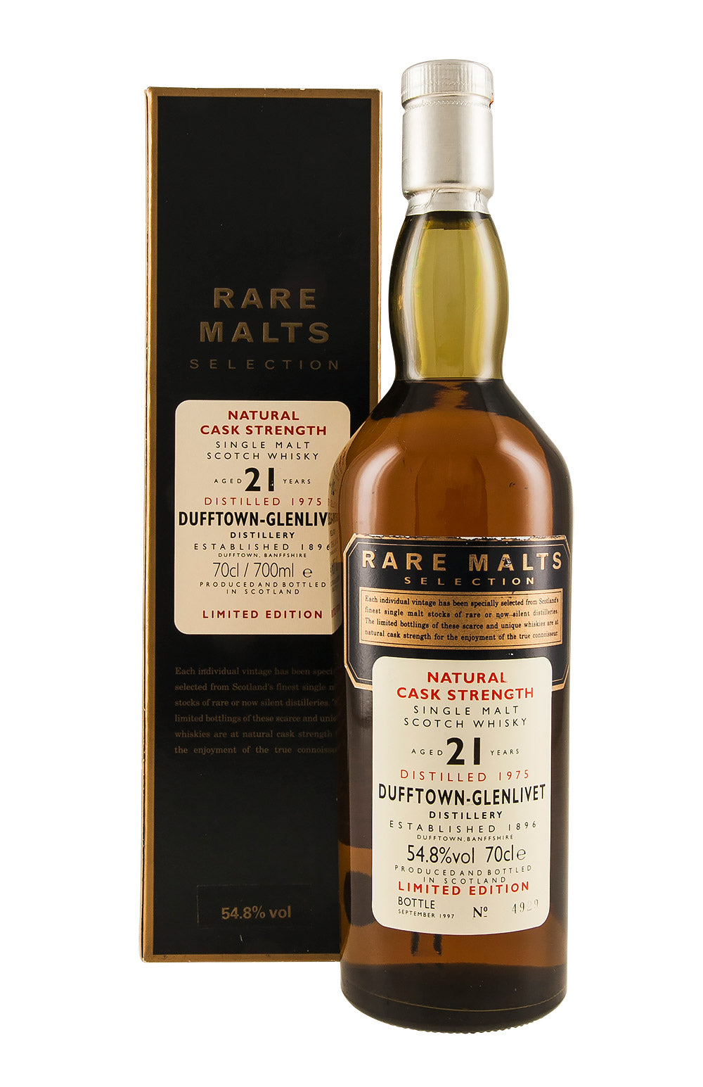 Dufftown 21 Year Old Rare Malts 1975