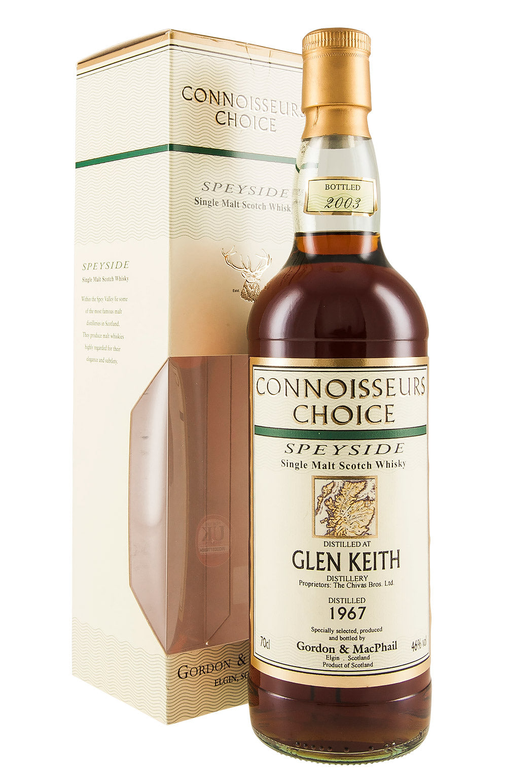 Glen Keith 36 Year Old G&M Connoisseurs Choice 1967
