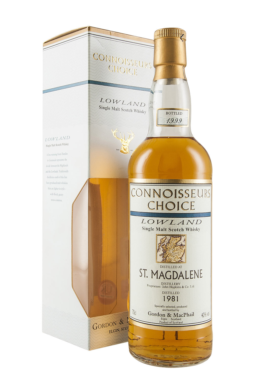 St Magdalene 25 Year Old Gordon and MacPhail Connoisseurs Choice (Bottled 1999) 1981