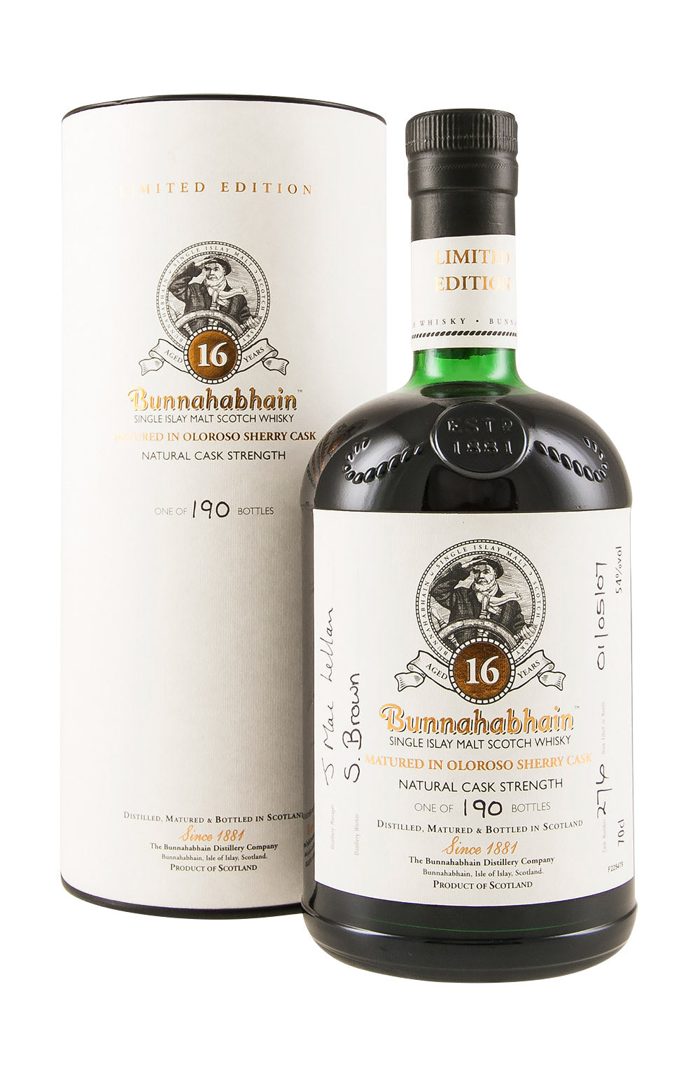 Bunnahabhain 16 Year Old Oloroso Feis Ile (Bottled 2007)