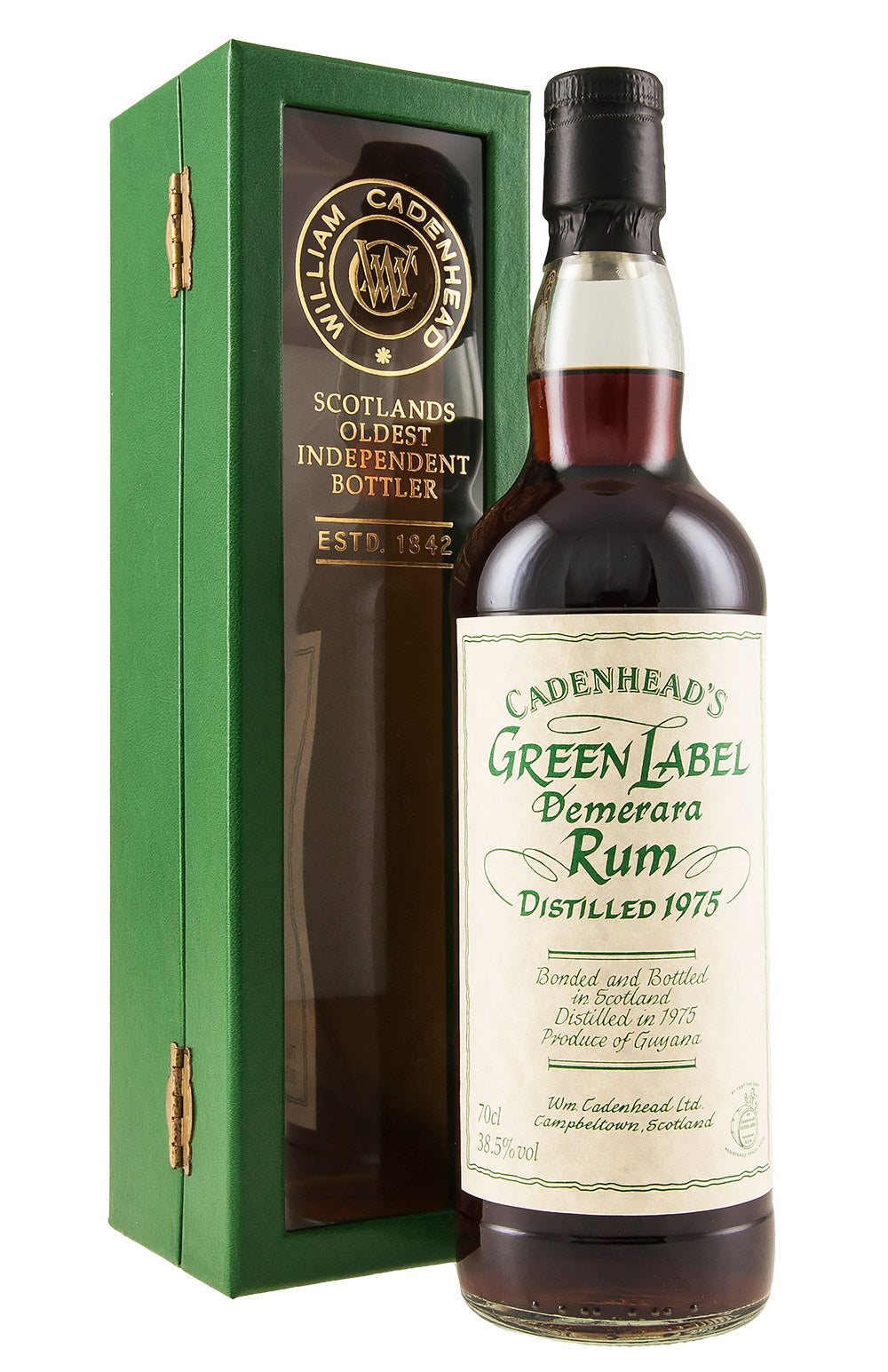 Green Label Demerara Rum Cadenheads c.2010 1975
