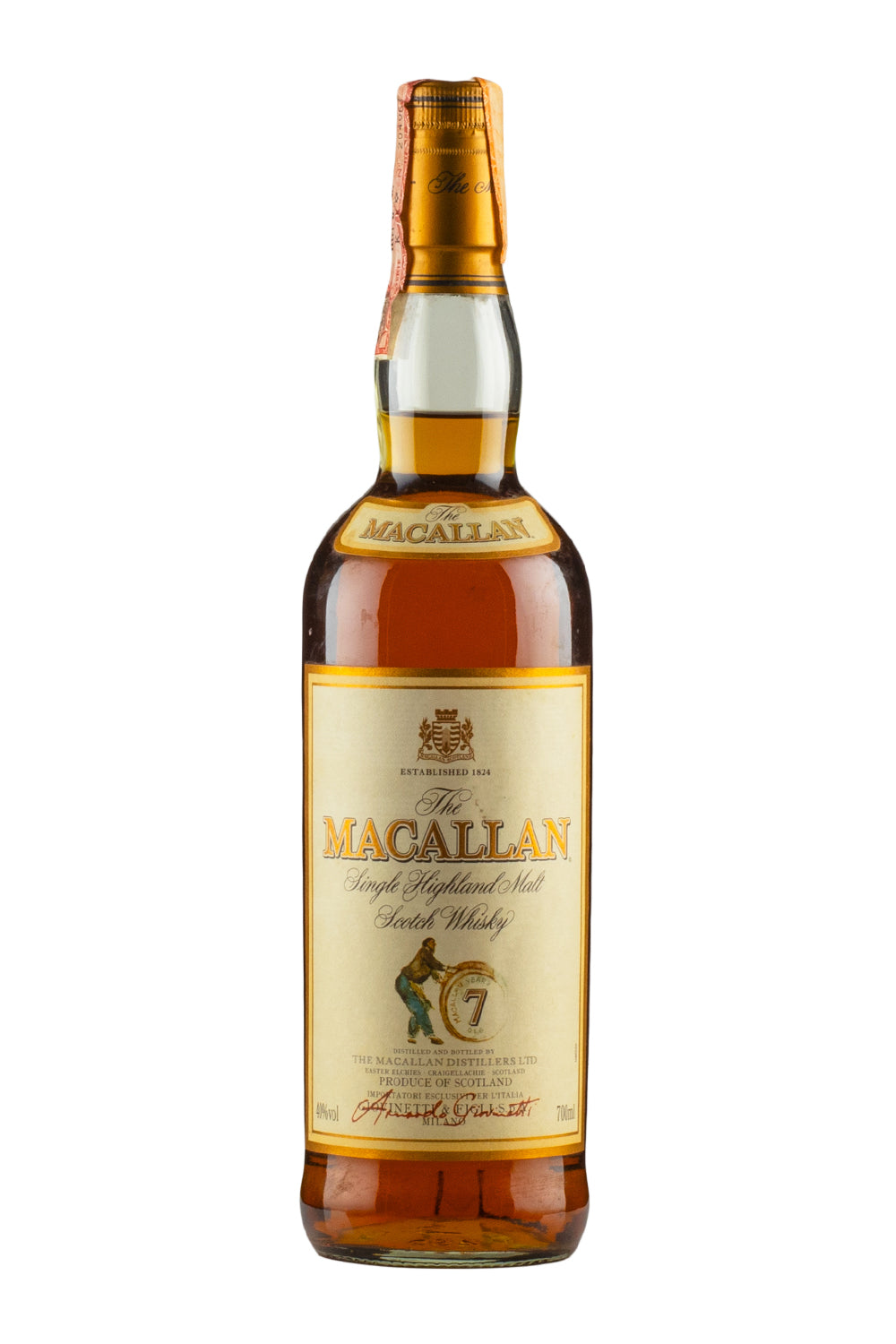 Macallan 7 Year Old Armando Giovinetti c.1980s