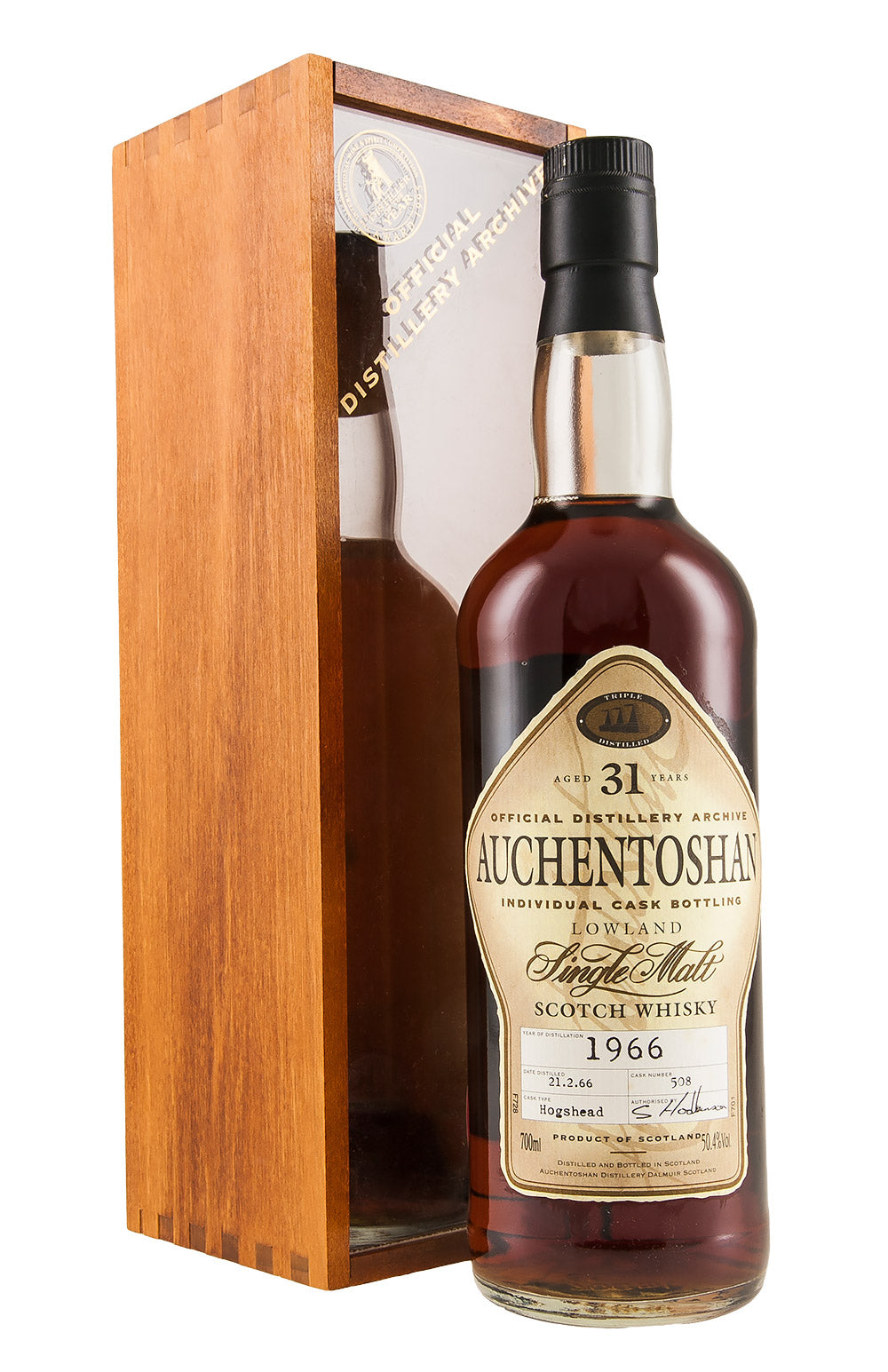 Auchentoshan 31 Year Old Cask 508 1966