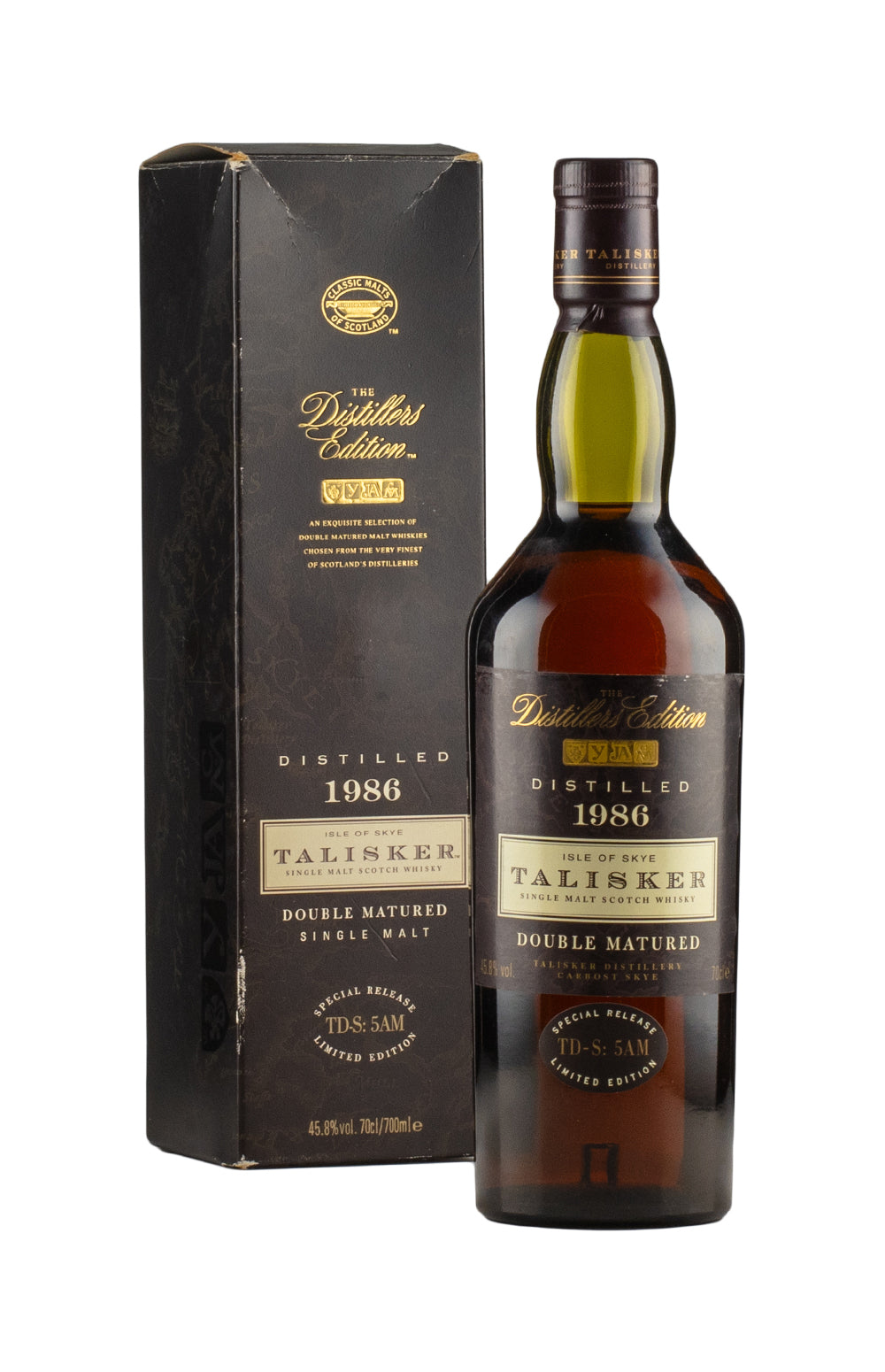 Talisker Distillers Edition  TD-S. 5AM / Inaugural Release 1986