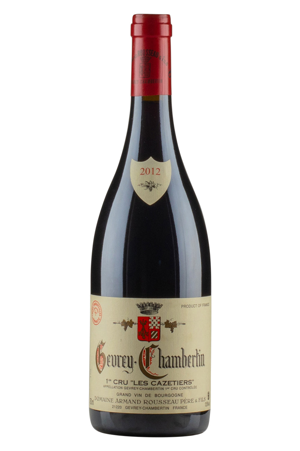 Gevrey Chambertin Les Cazetiers Armand Rousseau 2012
