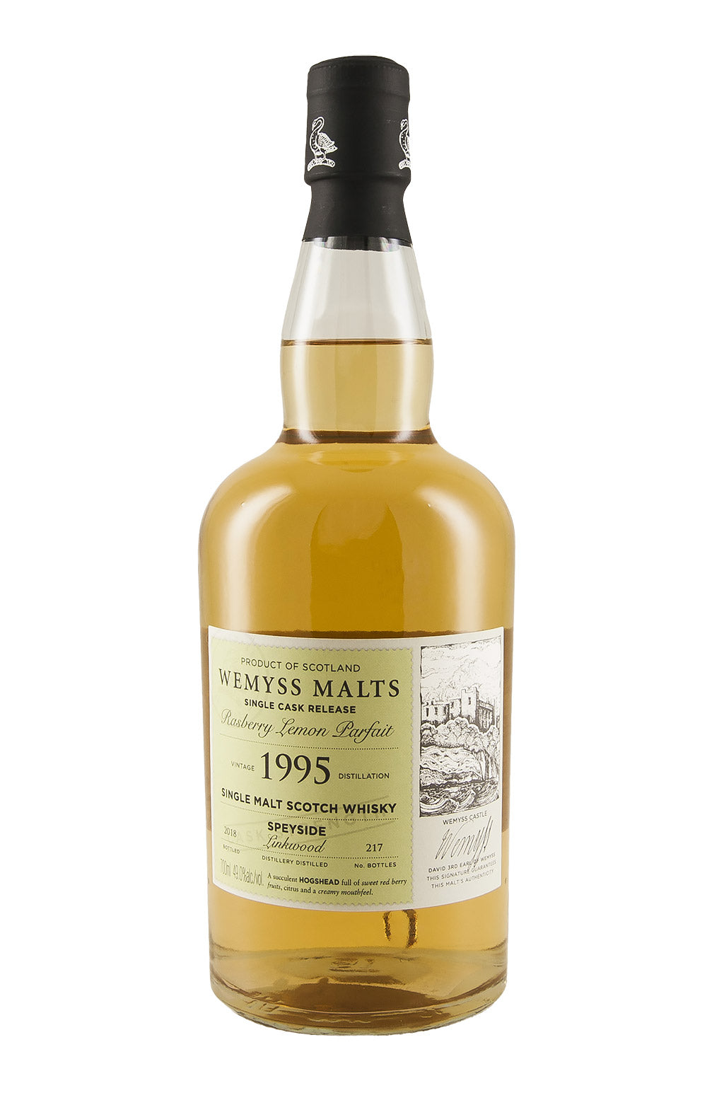 Linkwood 22 Year Old Raspberry Lemon Parfait Wemyss Malts 1995