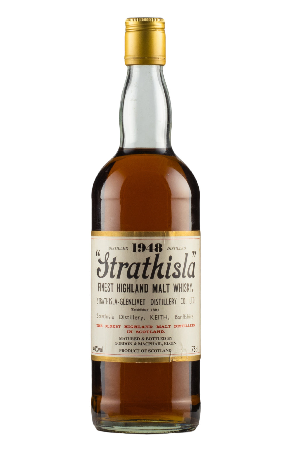 Strathisla Gordon & MacPhail c. 1980s 1948