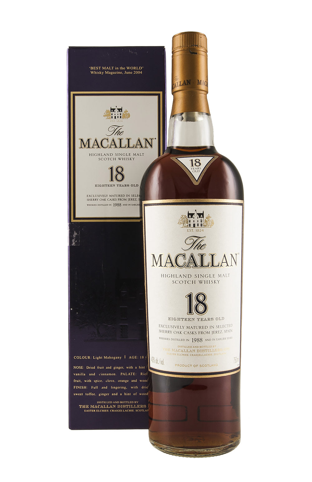 Macallan 18 Year Old 1988