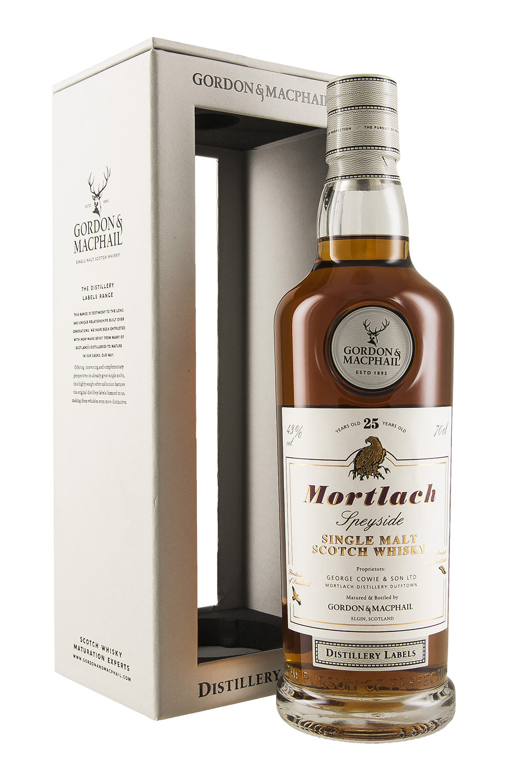 Mortlach 25 Year Old G&M Distillery Labels