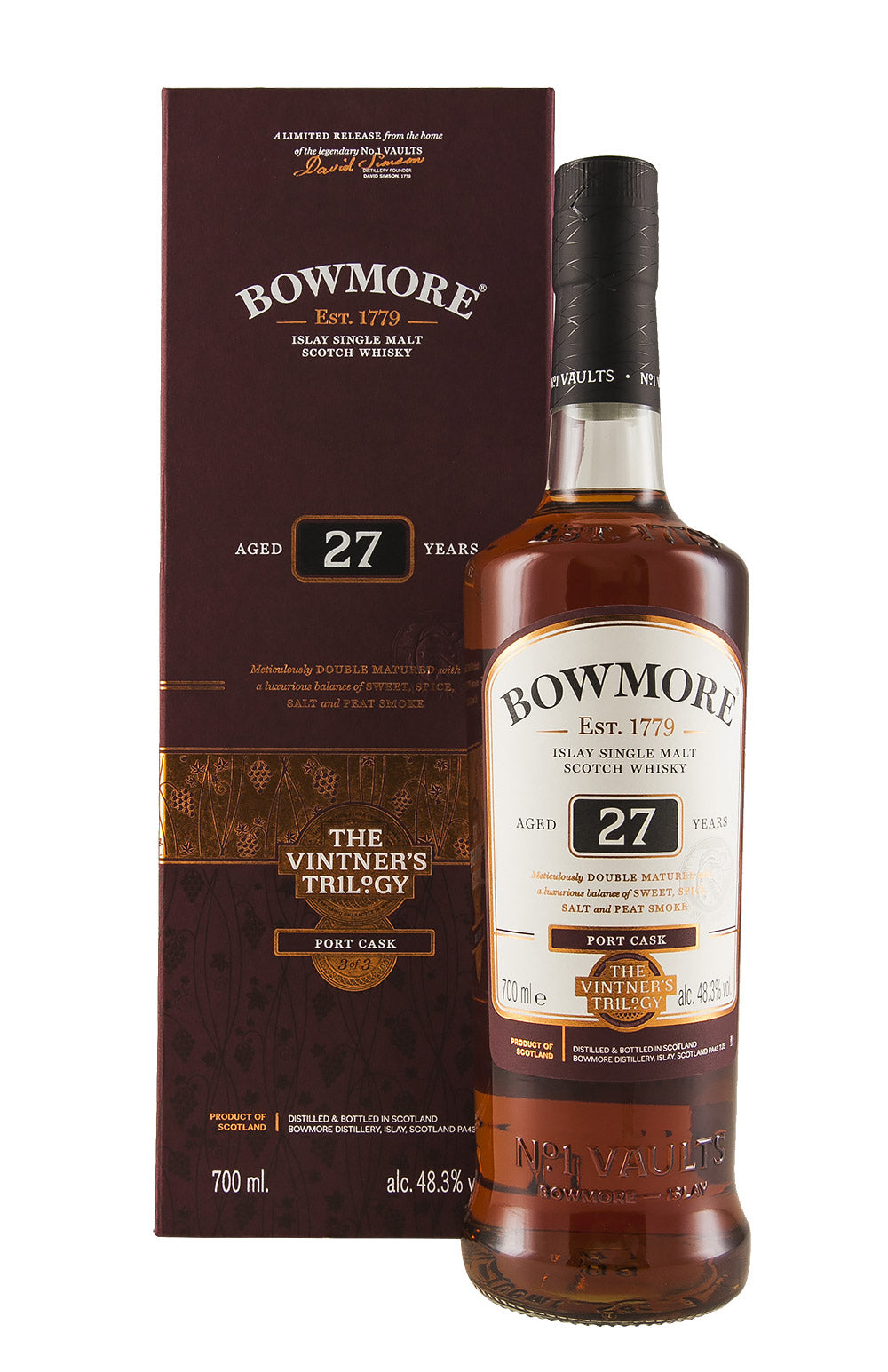 Bowmore 27 Year Old The Vintner`s Trilogy