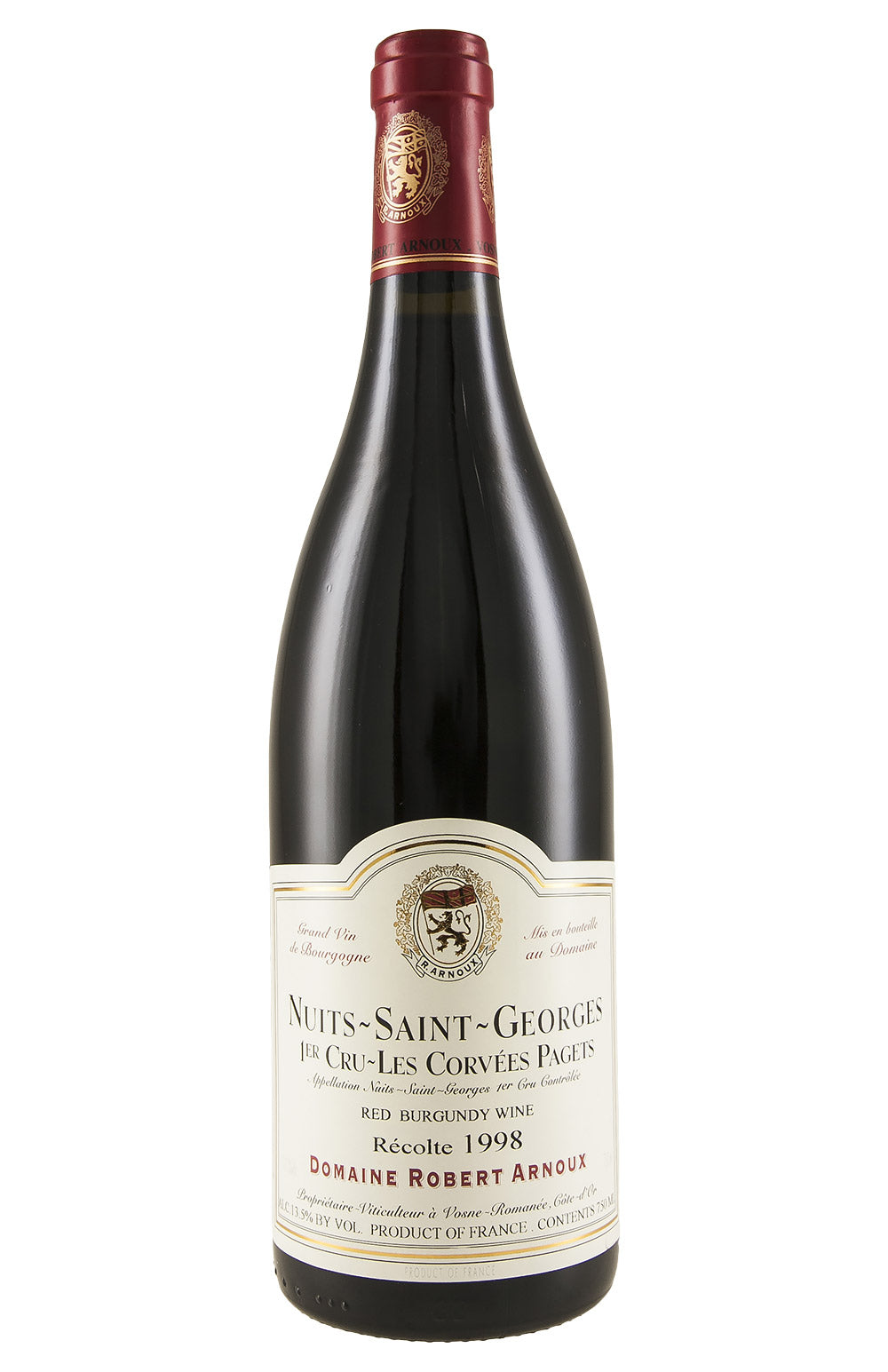 Nuits St Georges Clos Les Corvees Pagets Robert Arnoux 1998