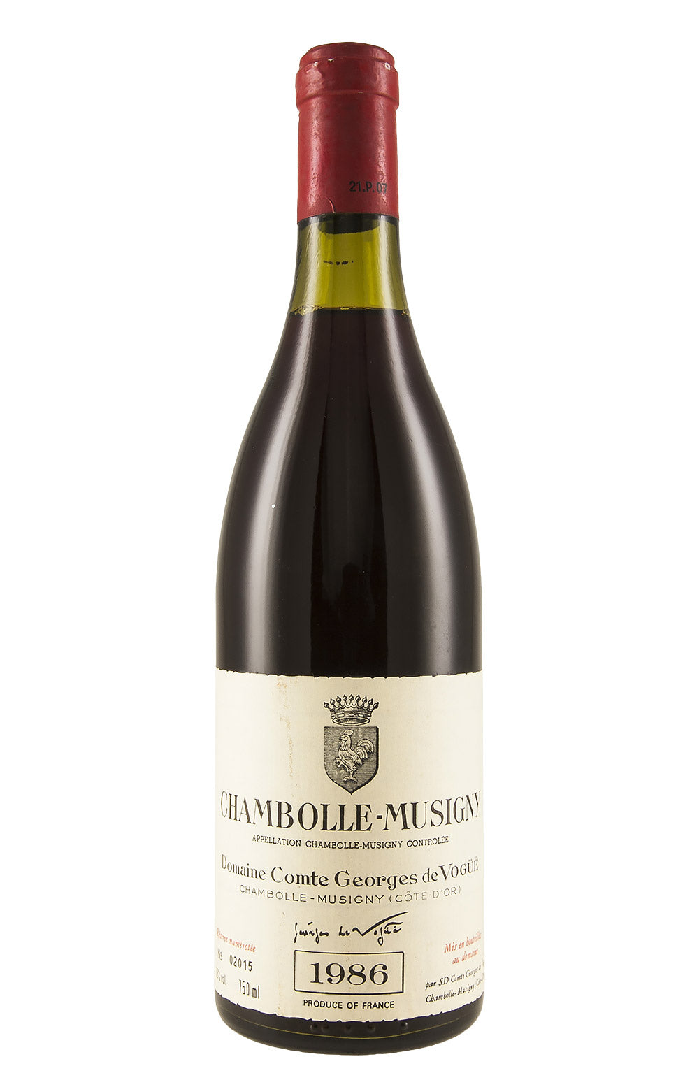 Chambolle Musigny de Vogue 1986
