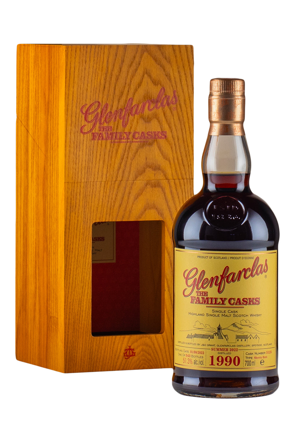 Glenfarclas 32 Year Old Family Cask 5125 1990
