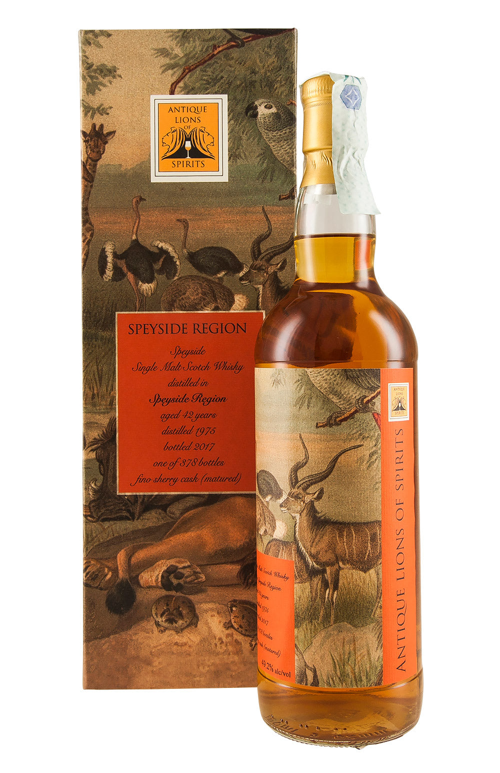 Speyside 42 Year Old Antique Lions of Spirits Savannah 1975
