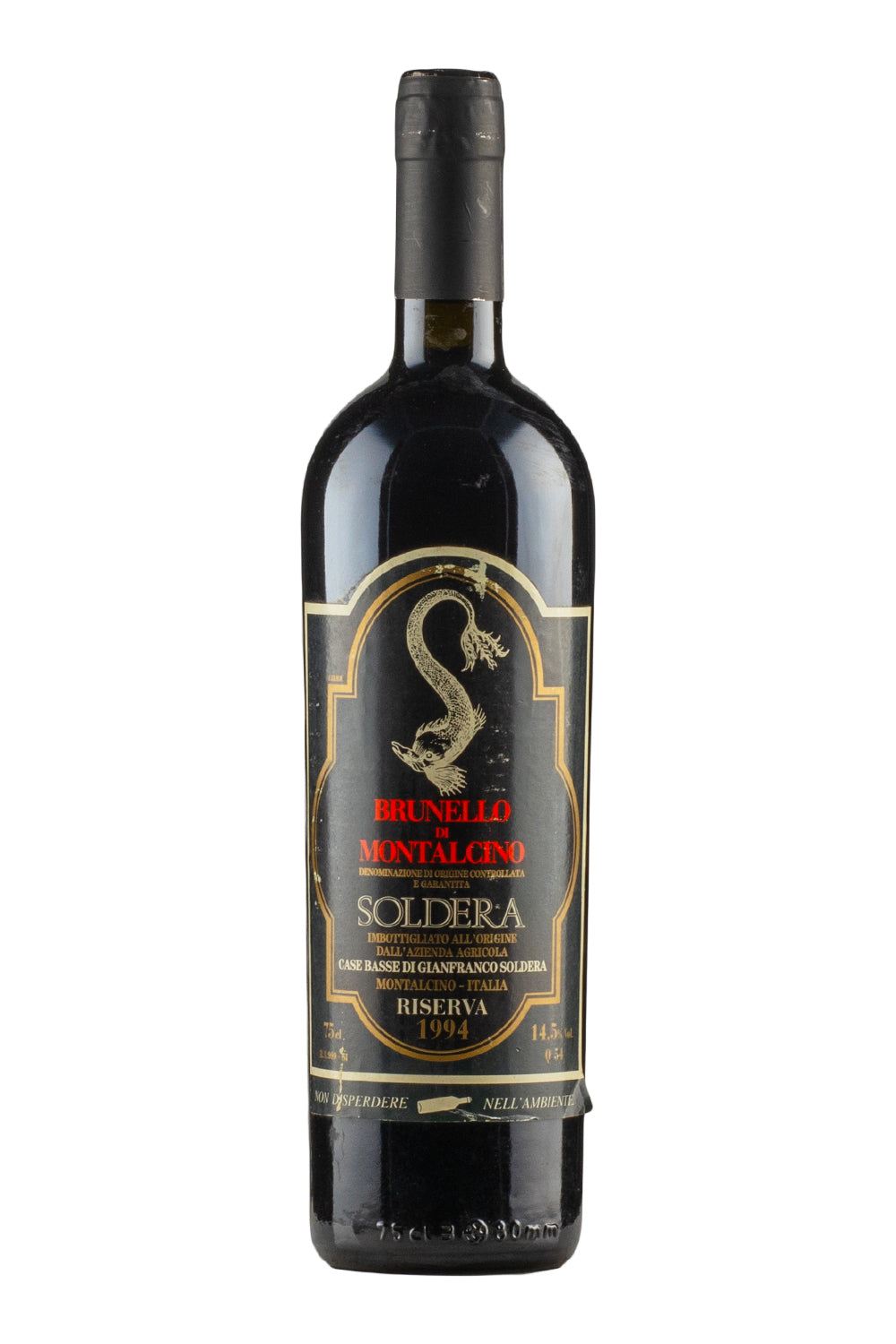 Brunello di Montalcino Riserva Soldera (Damaged Label) 1994