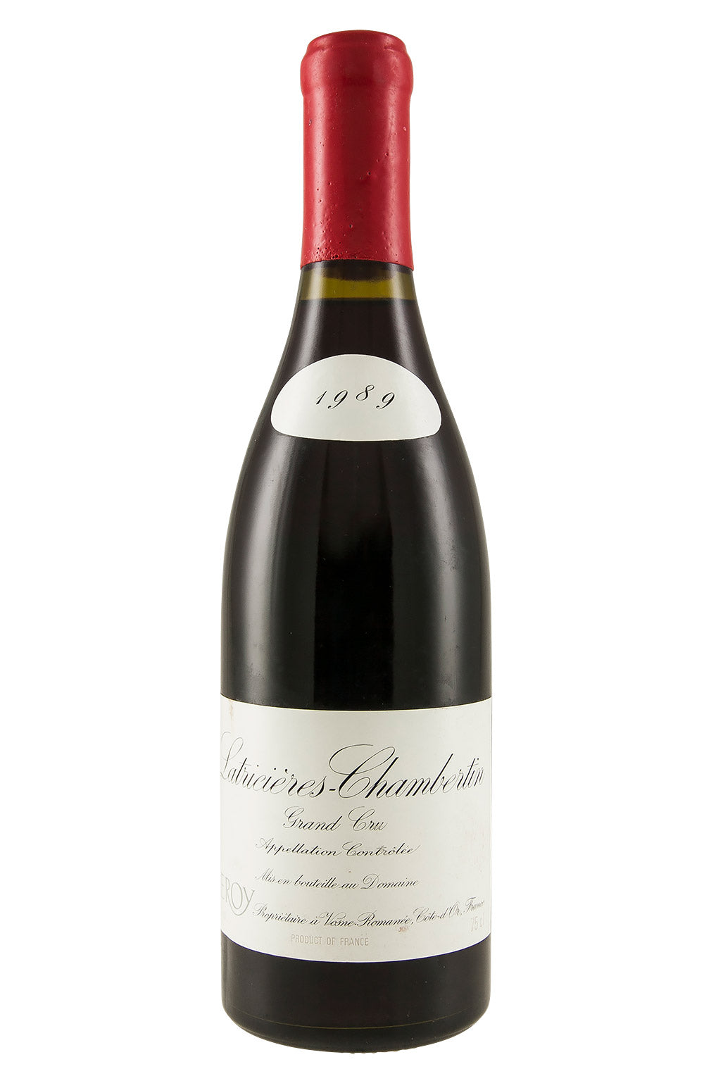 Latricieres Chambertin Domaine Leroy 1989