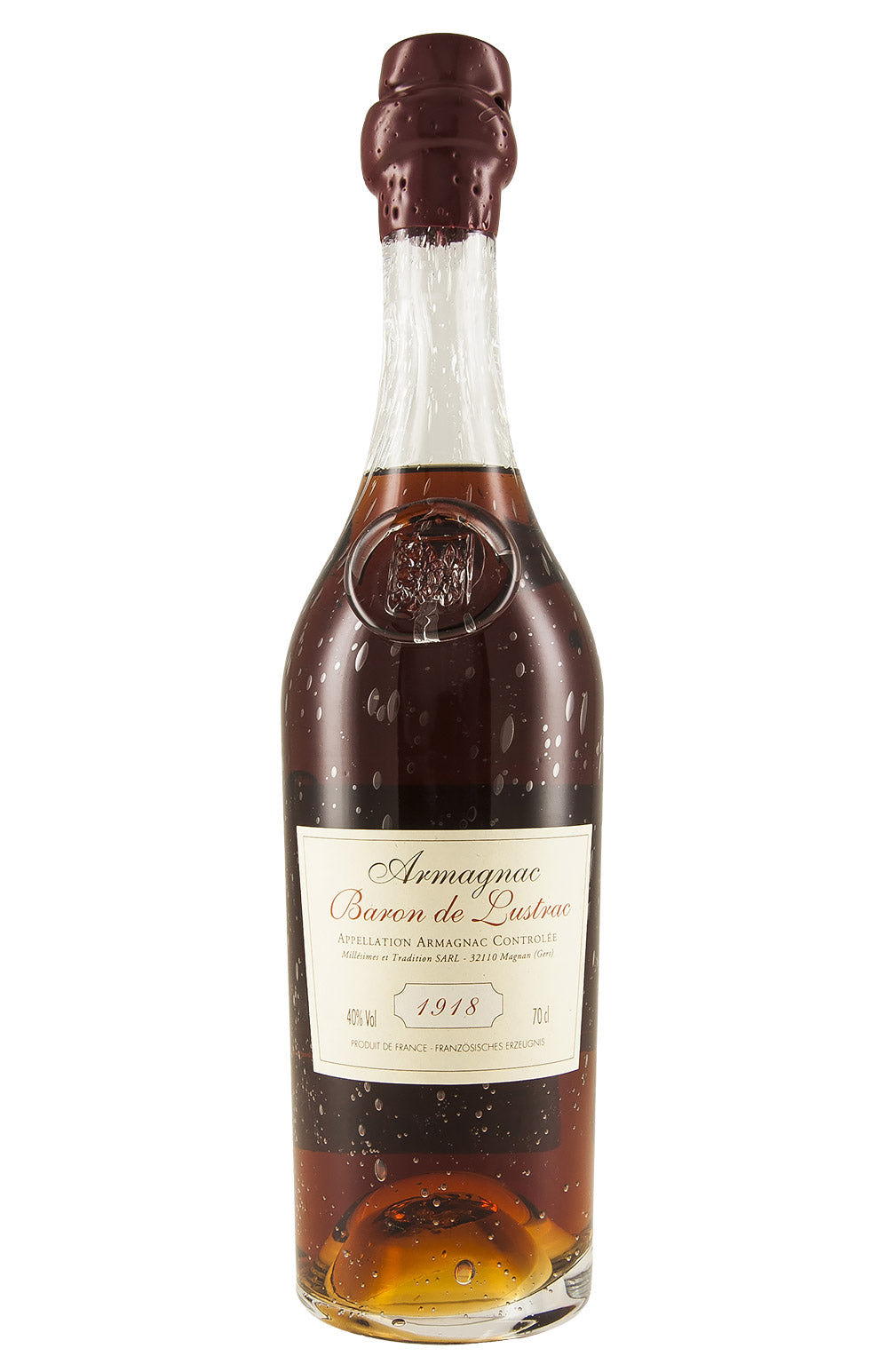 Baron de Lustrac Vintage Armagnac 1918