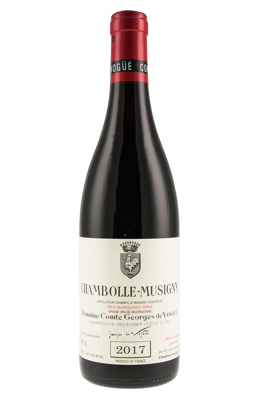 Chambolle Musigny de Vogue 2017