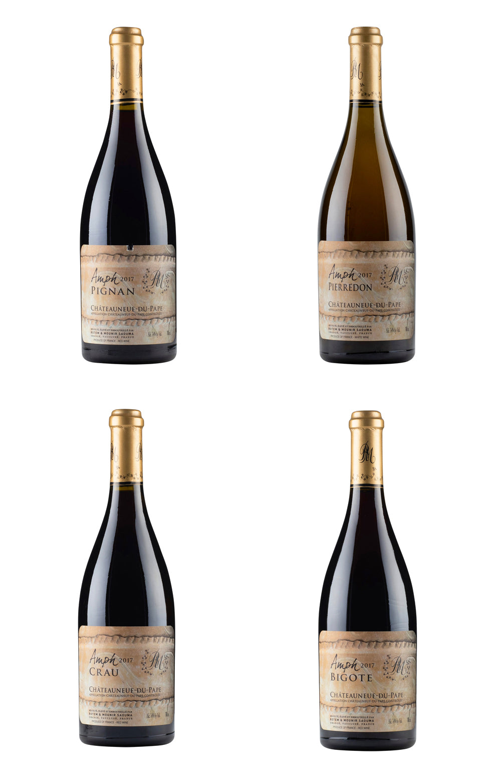 Chateauneuf du Pape Amphora Collection Saouma (4x75cl) 2017