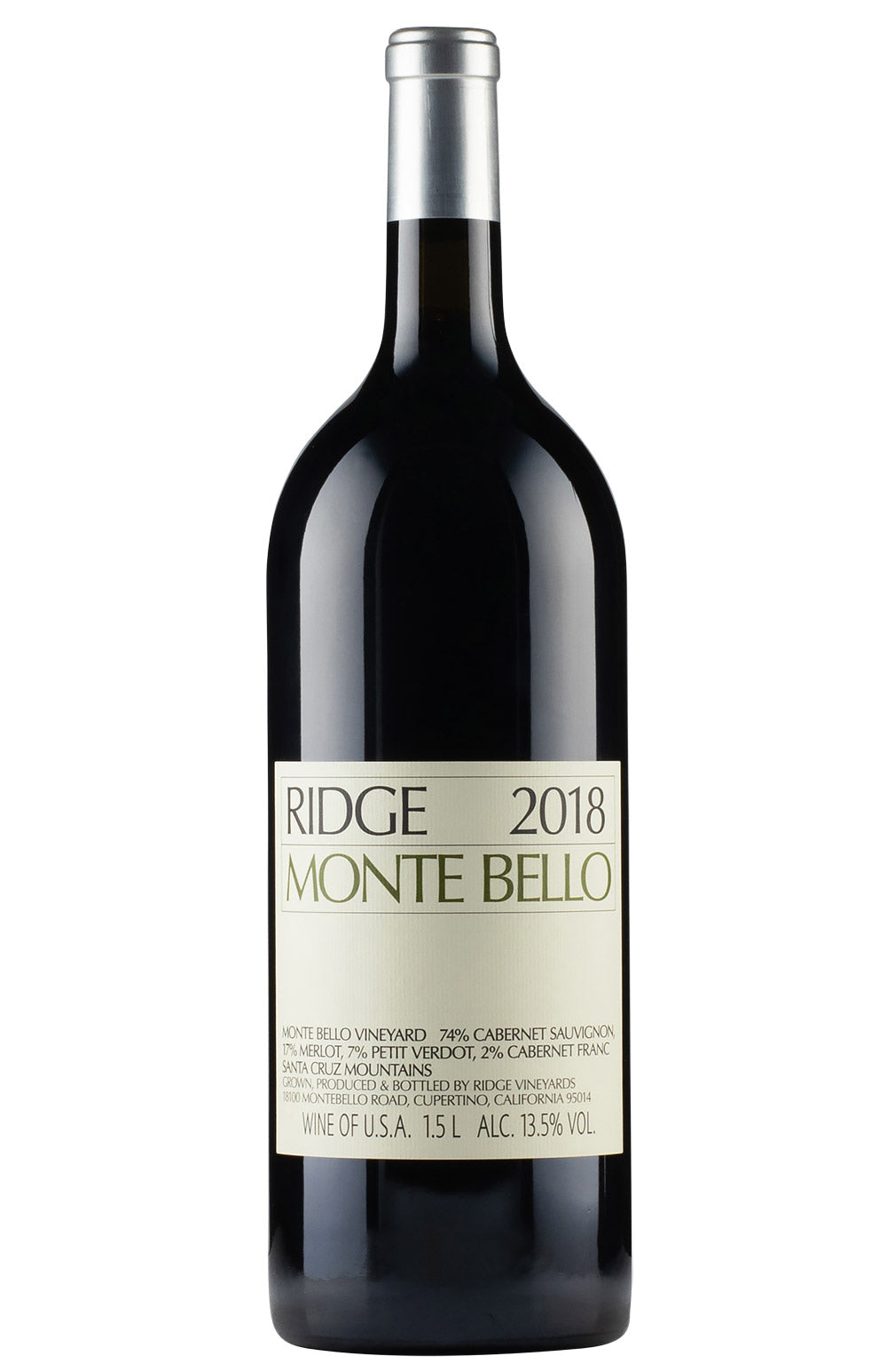 Ridge Monte Bello Cabernet Sauvignon Magnum 2018