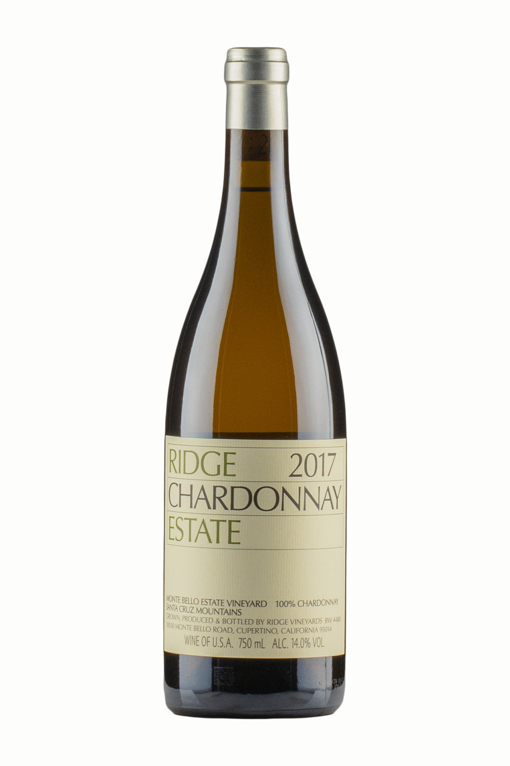 Ridge Santa Cruz Mountains Chardonnay 2017