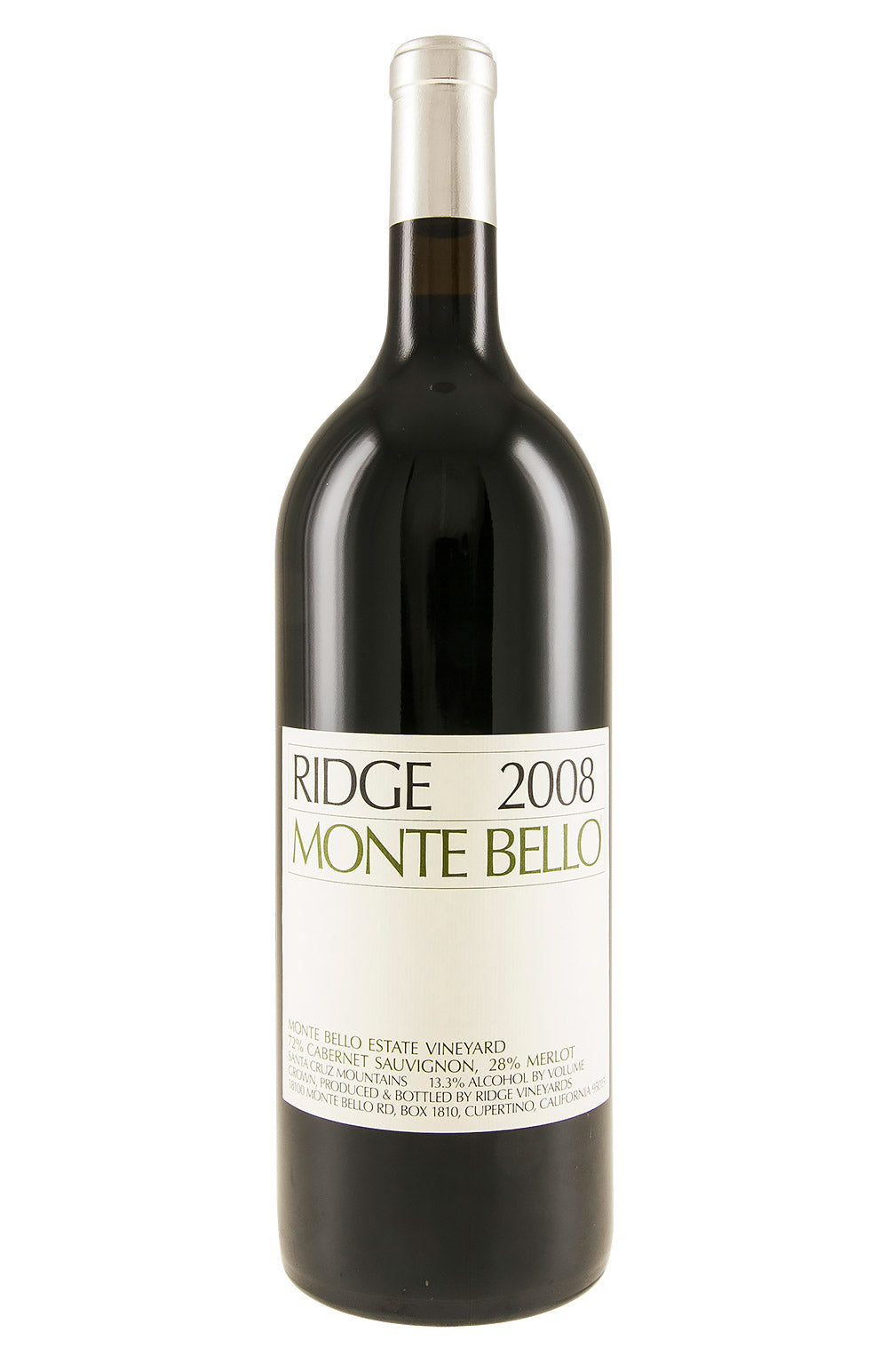 Ridge Monte Bello Cabernet Sauvignon Magnum 2008