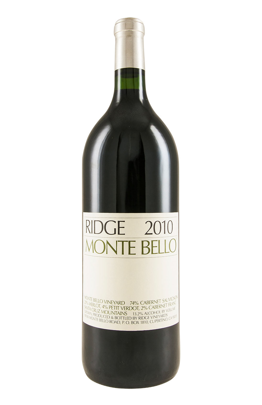Ridge Monte Bello Cabernet Sauvignon Magnum 2010