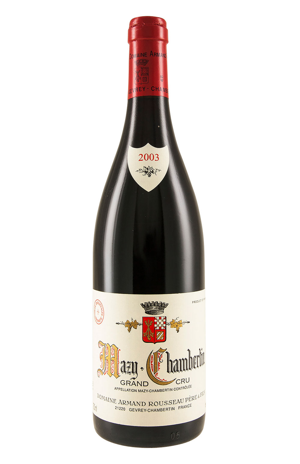 Mazy Chambertin Armand Rousseau 2003