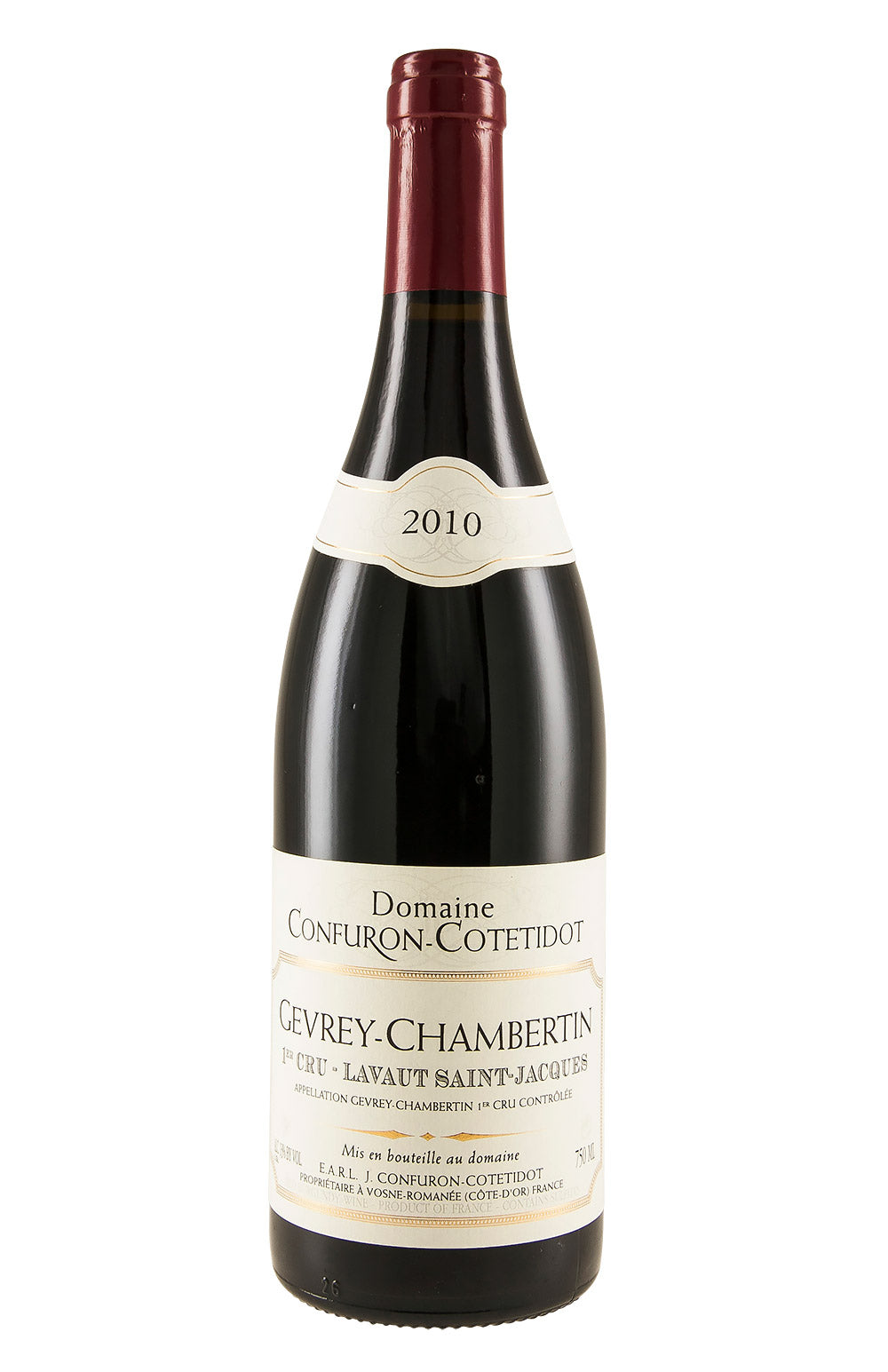 Gevrey Chambertin Lavaux St Jacques Confuron Cotetidot 2010