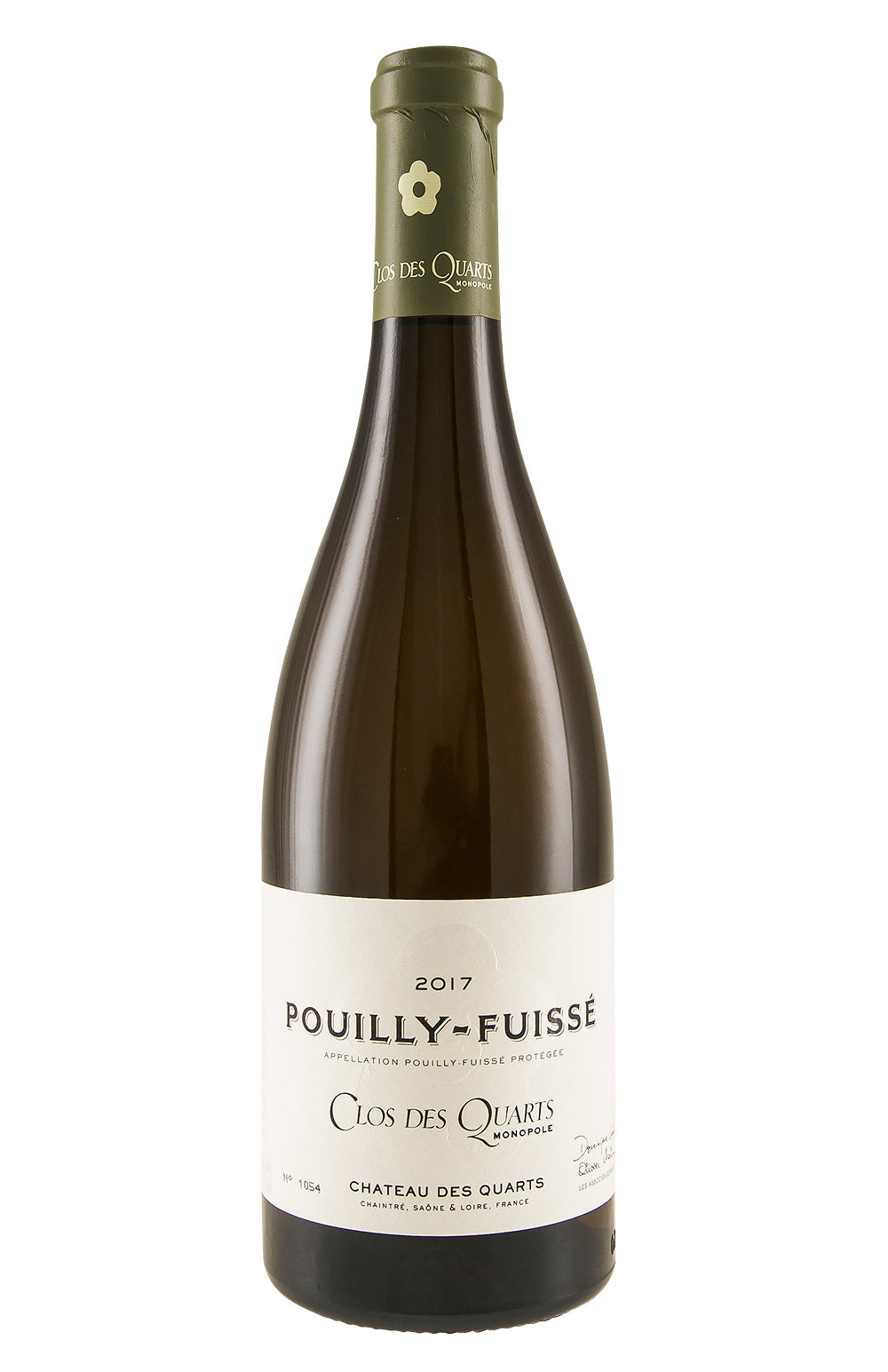 Pouilly Fuisse Clos des Quarts Chateau des Quarts 2017