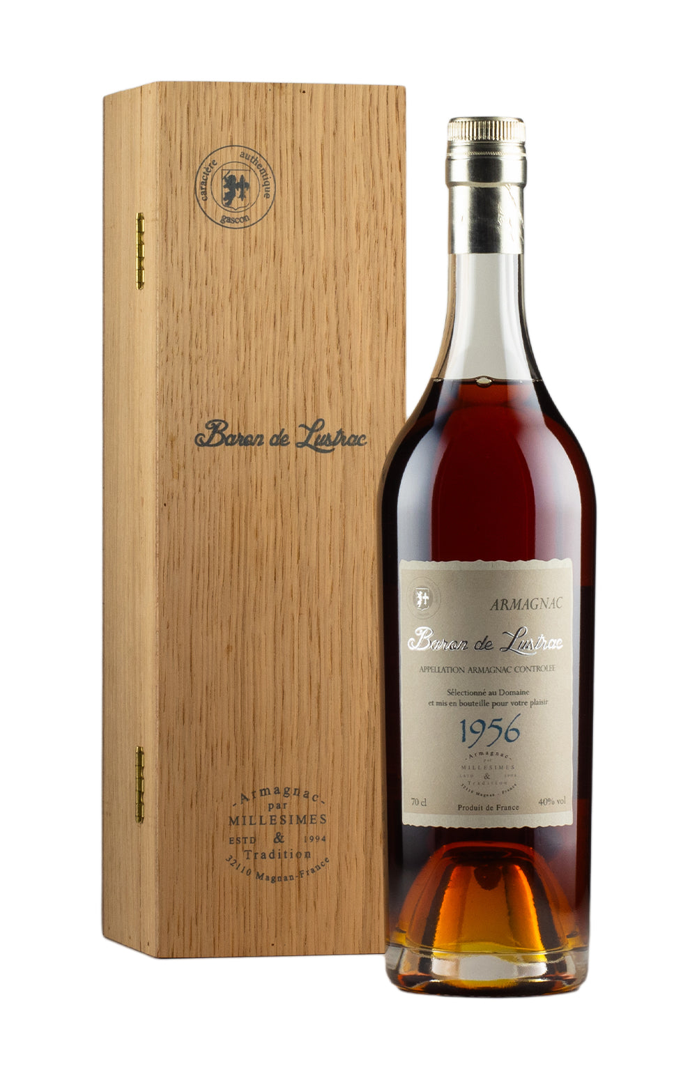 Baron de Lustrac Vintage Armagnac 1956