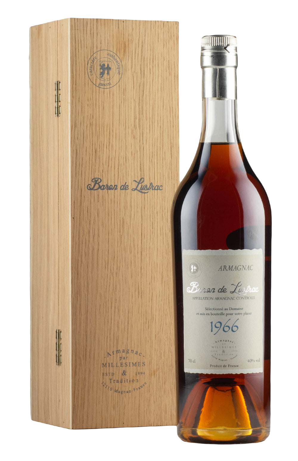 Baron de Lustrac Vintage Armagnac 1966