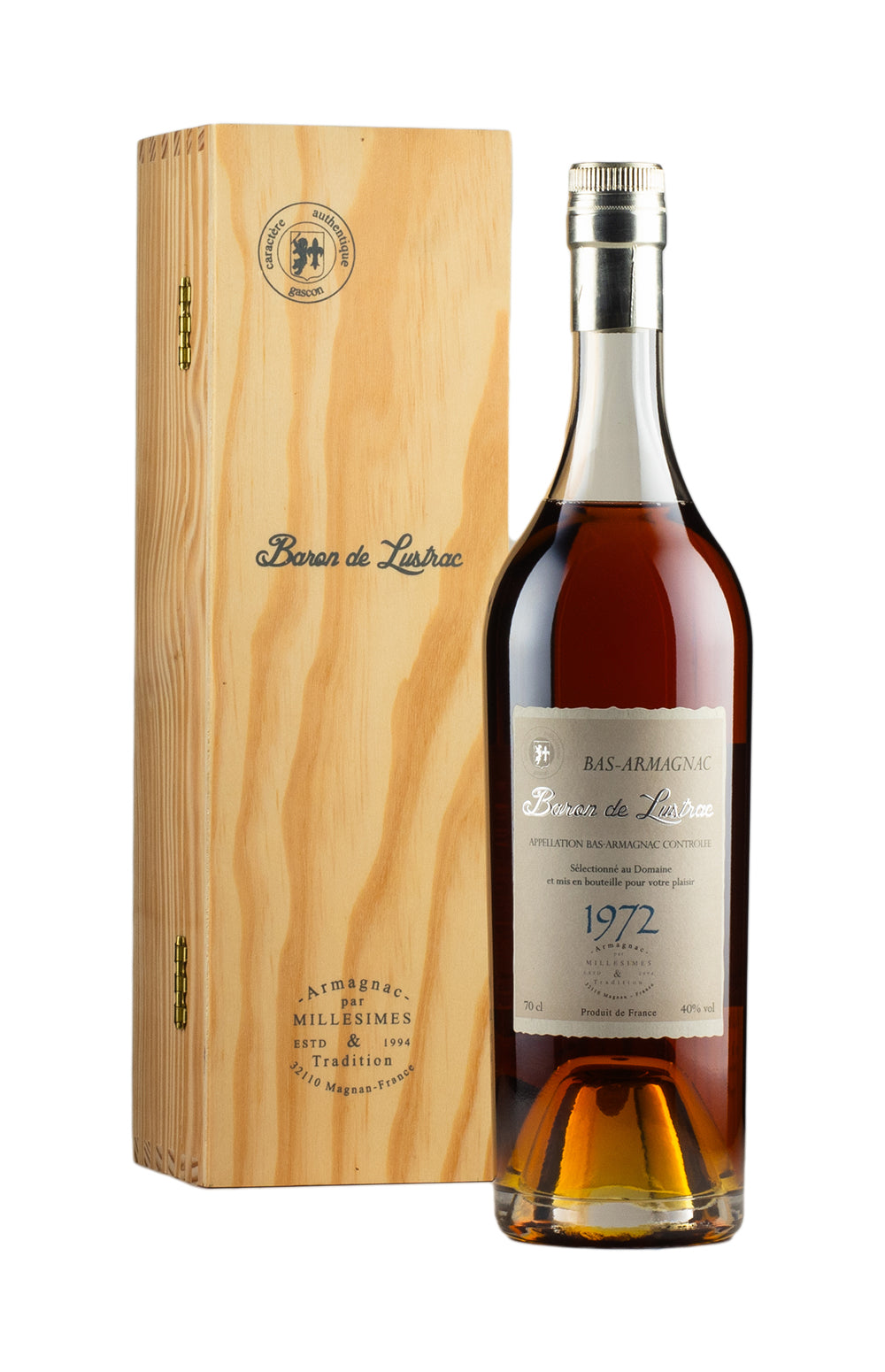 Baron de Lustrac Vintage Armagnac 1972