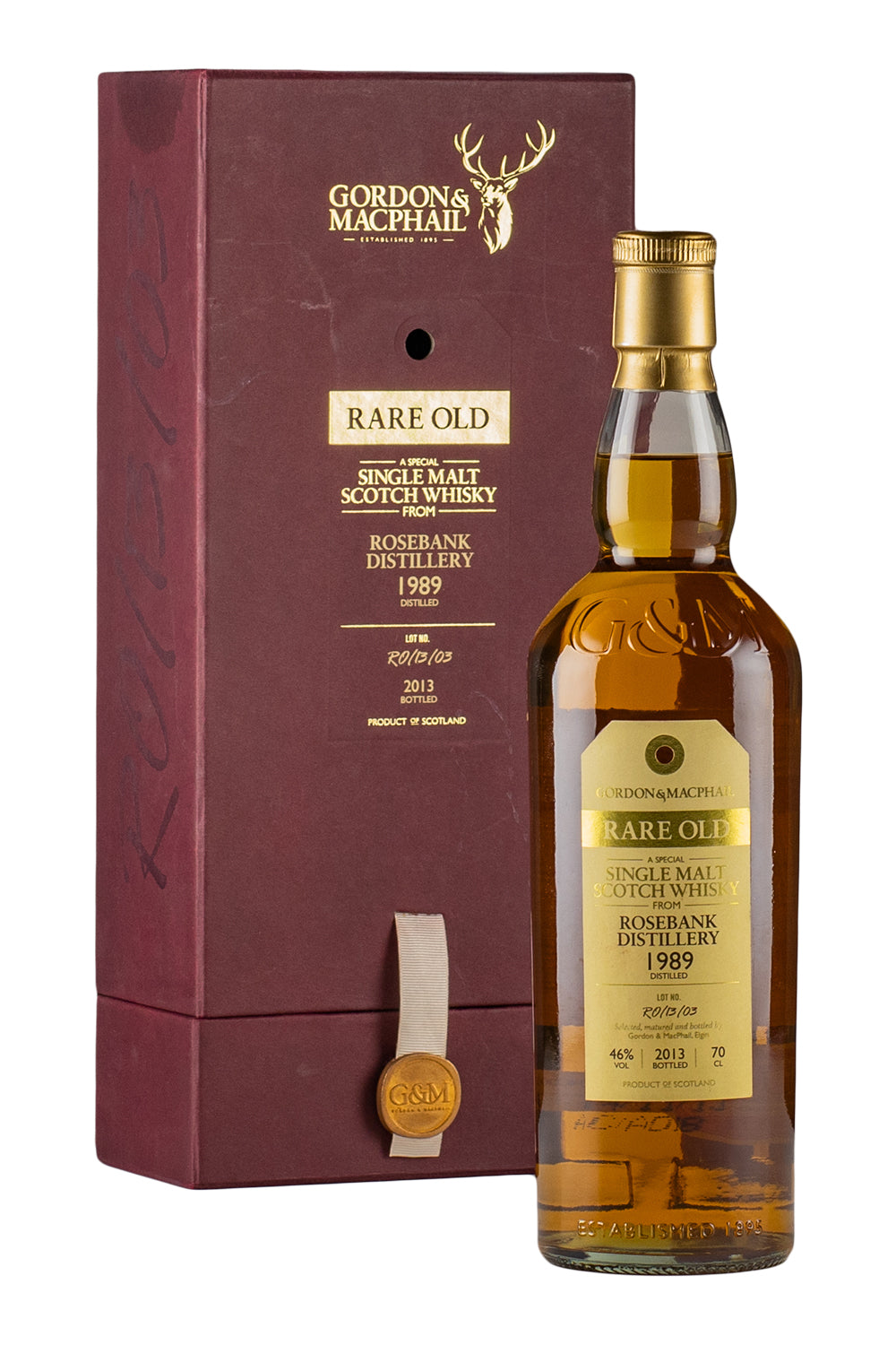 Rosebank Rare Old Gordon and MacPhail (Bottled 2013) 1989