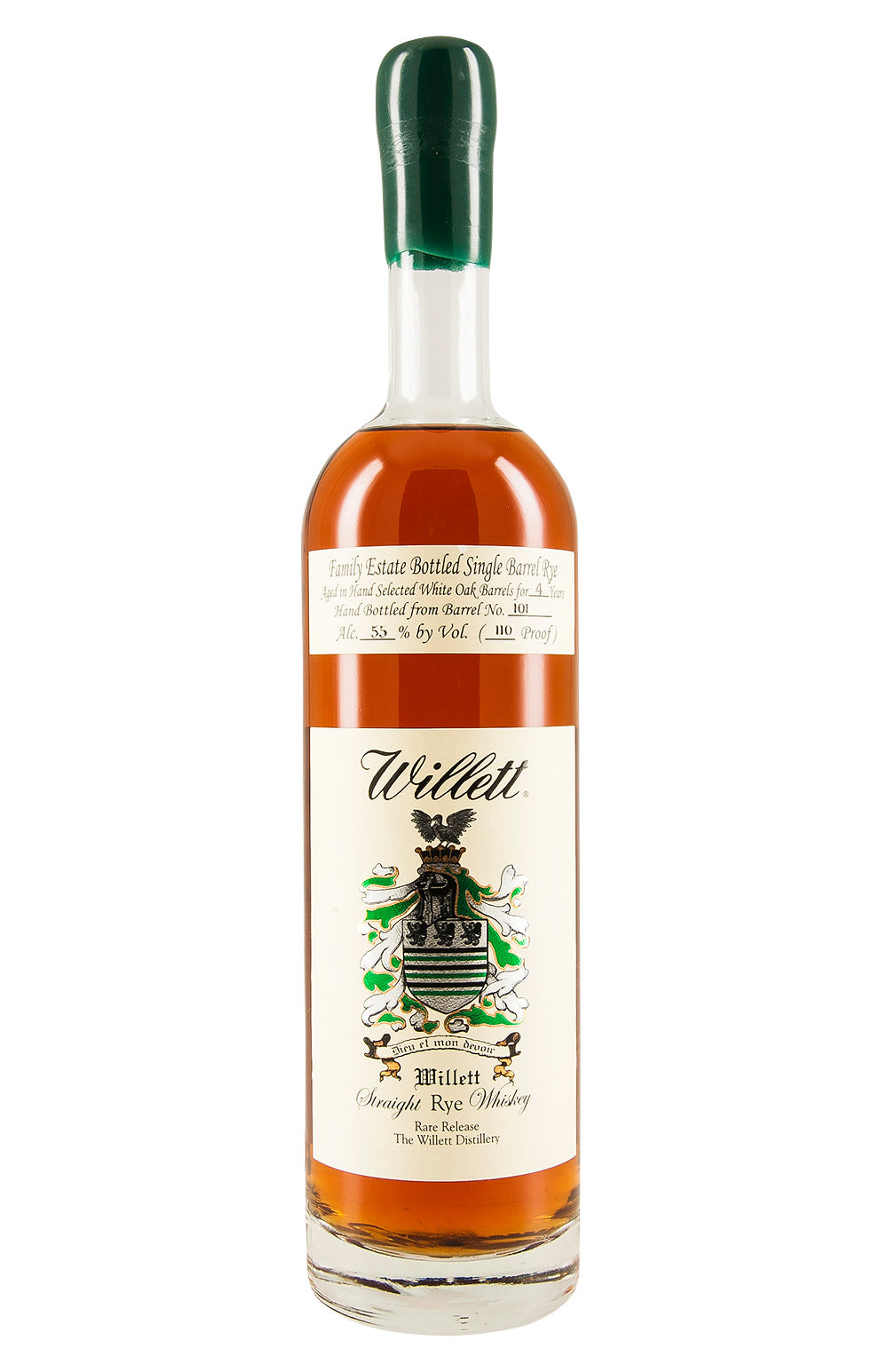 Willett 4 Year Old Rye Barrel 101