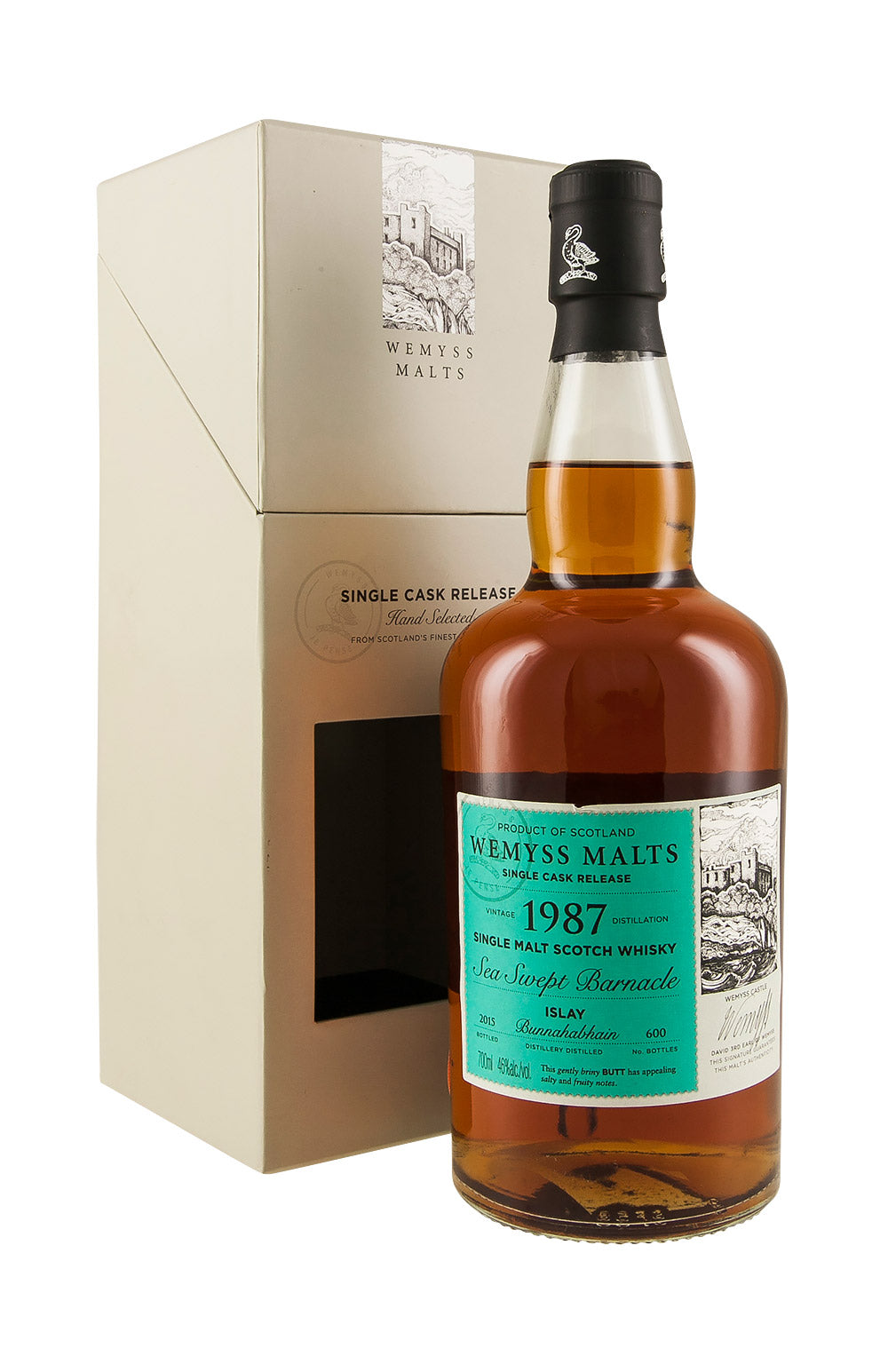 Bunnahabhain 27 Year Old Wemyss Malts 1987